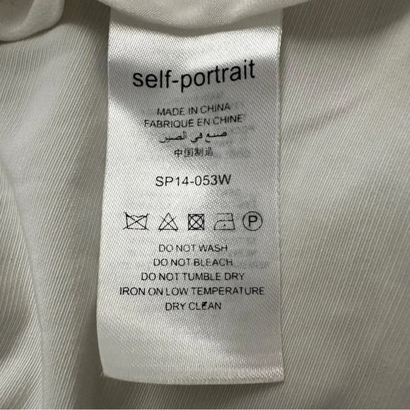 Self-Portrait White Ruffle Dress - Picture 11 of 11